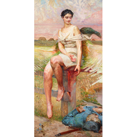  Obraz na płótnie 40x80 cm Jacek Malczewski Nike Legionów 1916