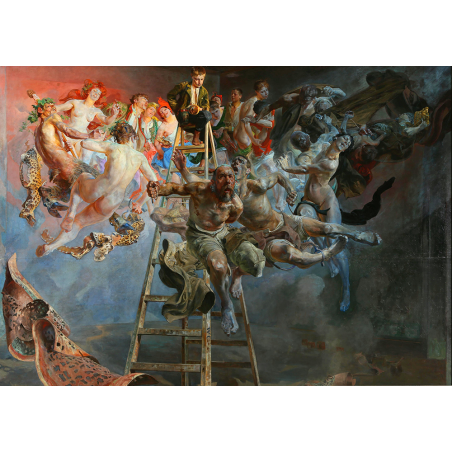  Obraz na płótnie 50x70 cm Jacek Malczewski Błędne Koło 1897