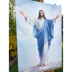  Obraz ręcznie malowany z Jezusem Chrystusem Miłosiernym