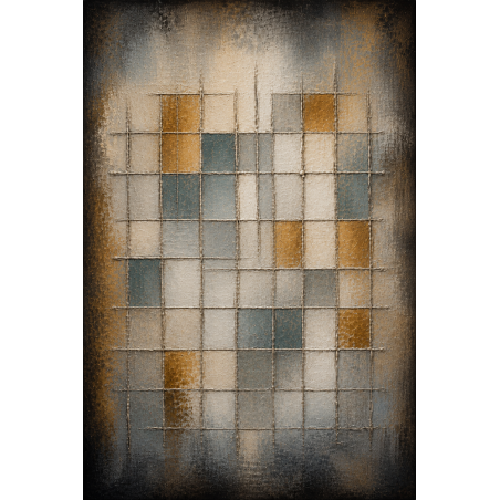  Obraz ręcznie malowany na płótnie Abstrakcja Szept Struktury