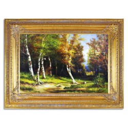  Obraz olejny ręcznie malowany 90x120cm Krajobraz
