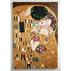  Obraz ręcznie malowany Gustav Klimt Pocałunek