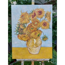  Obraz ręcznie malowany Vincent van Gogh Słoneczniki