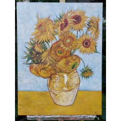  Obraz ręcznie malowany Vincent van Gogh Słoneczniki