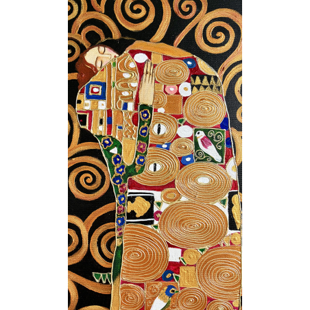  Obraz ręcznie malowany Gustav Klimt Drzewo życia 90x70cmx3 Tryptyk