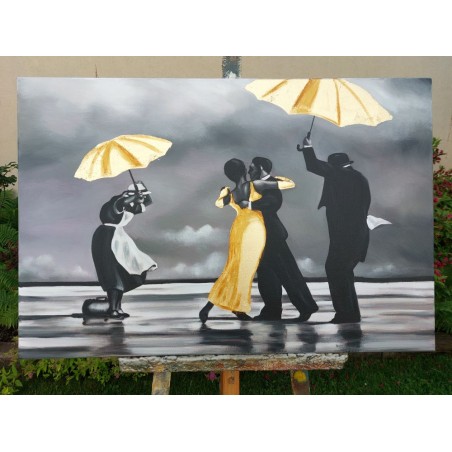  Obraz ręcznie malowany Jack Vettriano Śpiewający Kamerdyner