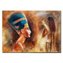  Obraz olejny ręcznie malowany 50x70cm Obraz w egipskim stylu