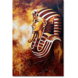  Obraz olejny ręcznie malowany 50x70cm Figura faraona