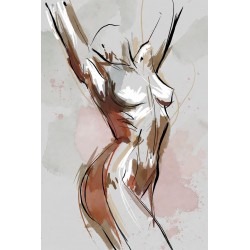  Obraz na płótnie Akt kobiecy Rosa 352