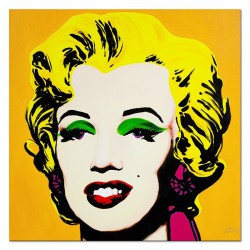  Obraz olejny ręcznie malowany Andy Warhol Marylin Monroe 60x90cm