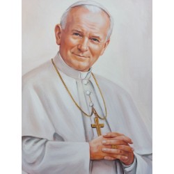  Obraz ręcznie malowany Papież Jan Paweł II