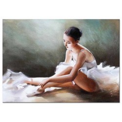  Obraz Baletnica wypoczynek 50x70cm obraz malowany na płótnie
