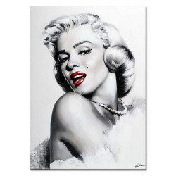  Obraz olejny ręcznie malowany Marilyn Monroe 50x70cm