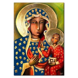  Obraz Matki Boskiej Częstochowskiej 50x70 cm obraz olejny na płótnie