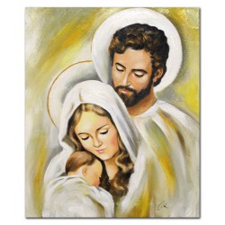  Obraz Świętej Rodziny na ślub 40x50 cm obraz olejny na płótnie
