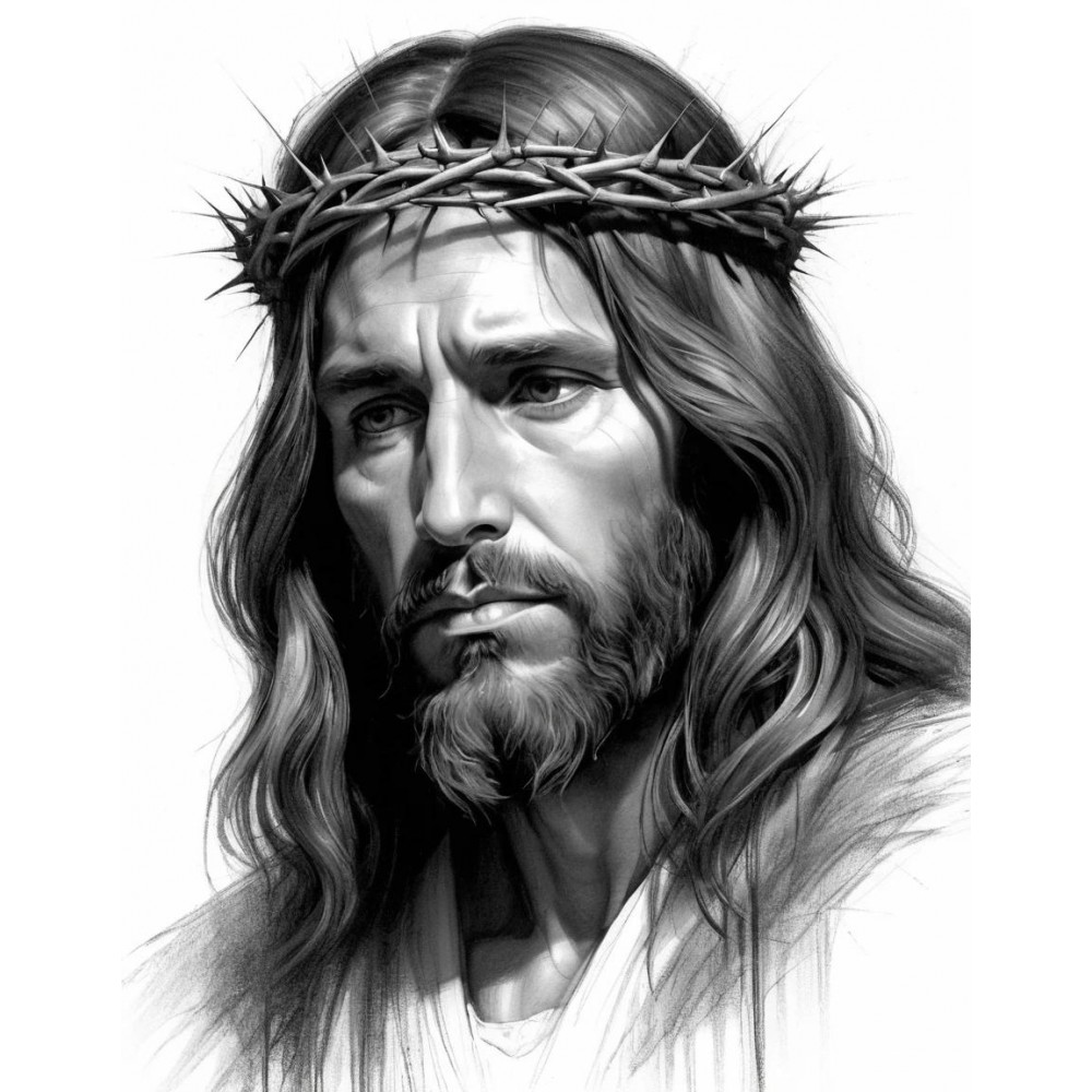  Obraz na płótnie Jezus Chrystus w Koronie Cierniowej