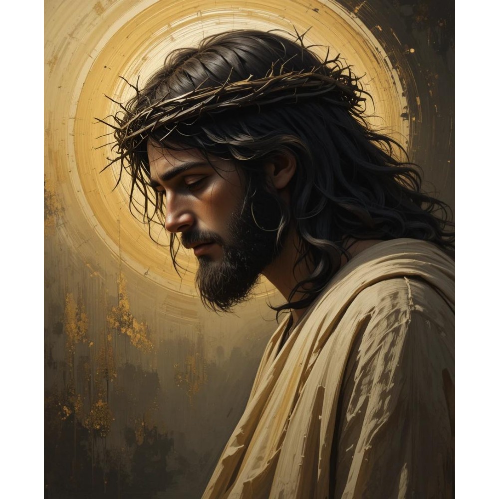  Obraz na płótnie Jezus Chrystus w Koronie Cierniowej