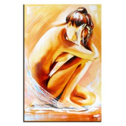  Obraz olejny ręcznie malowany na płótnie 60x90cm naga kobieta