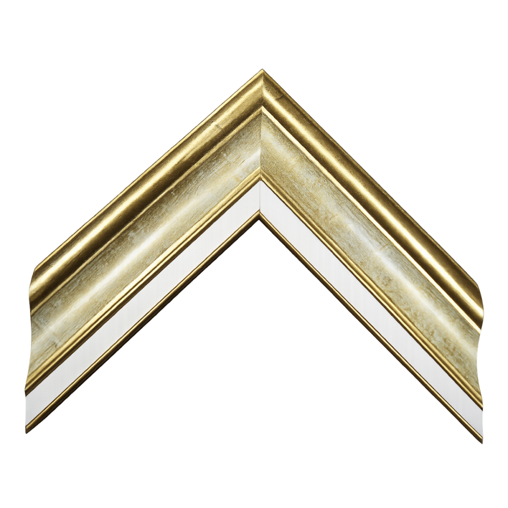  Drewniana rama do obrazu 6cm D3260j złota