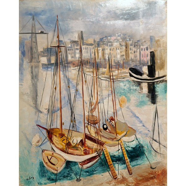  Obraz na płótnie 50x60cm Statki