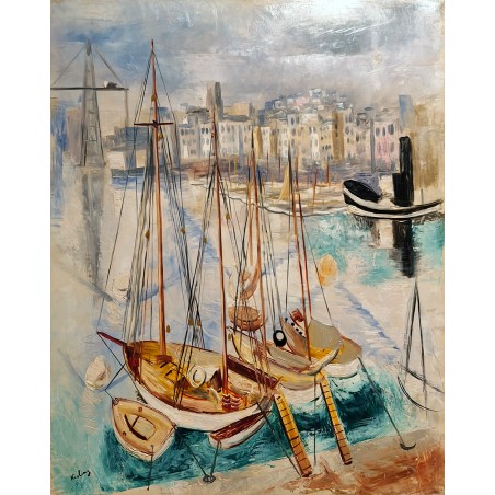  Obraz na płótnie 50x60cm Statki