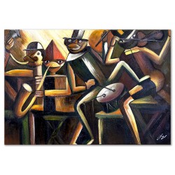  Obraz ręcznie malowany na płótnie Tadeusz Makowski Jazz 60x90 cm