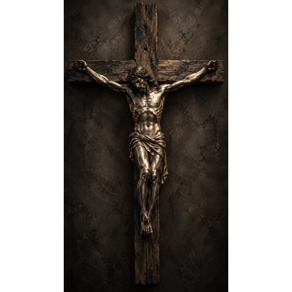  Obraz na płótnie Jezus Chrystus Ukrzyżowany – Krucyfiks