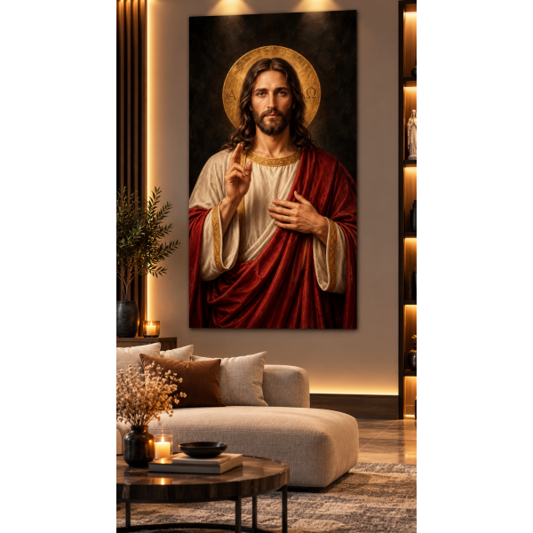  Obraz na płótnie Jezus Chrystus Alfa i Omega