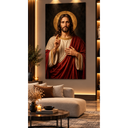  Obraz na płótnie Jezus Chrystus Alfa i Omega