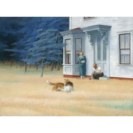 Obraz na płótnie Edward Hopper Wieczór w Cape Cod 50x35cm