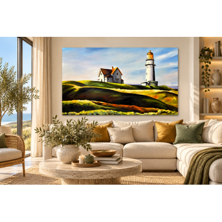  Obraz malowany Edward Hopper Lighthouse Hill