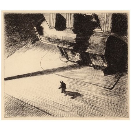  Obraz na płótnie 50x40cm Edward Hopper Nocne cienie